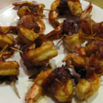 Bacon Wrapped Grilled Shrimp